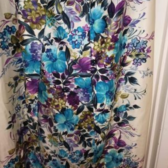 Vintage Hawaiian Casuals Gown by Stan Hicks Vintage Size 14 / Modern Size 8 - Picture 5 of 10